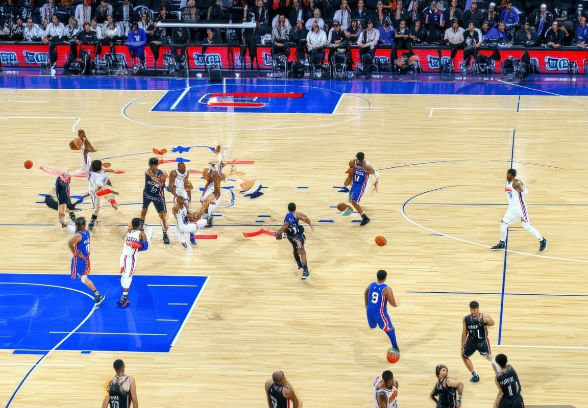 76人VS篮网：巅峰对决亮点解析与胜利关键揭秘(图3)