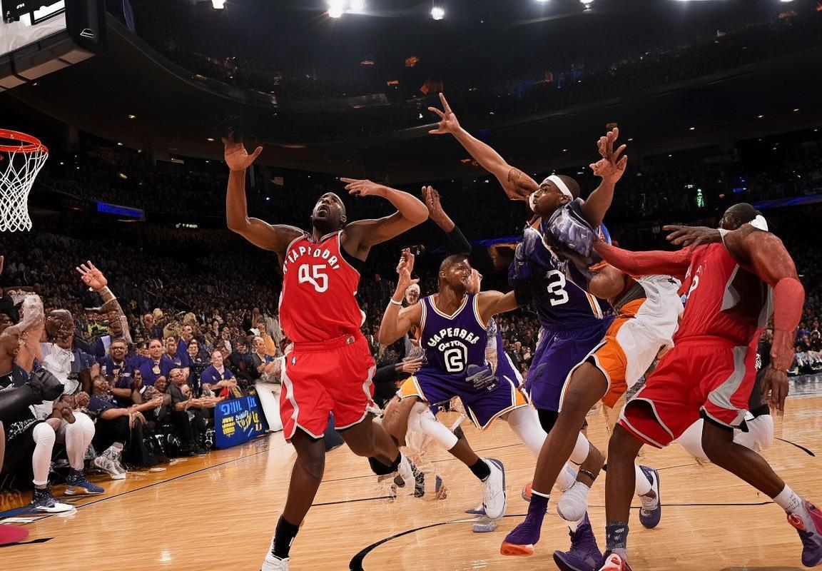 2018年NBA巅峰对决：洛瑞德罗赞率猛龙激战湖人精彩回顾